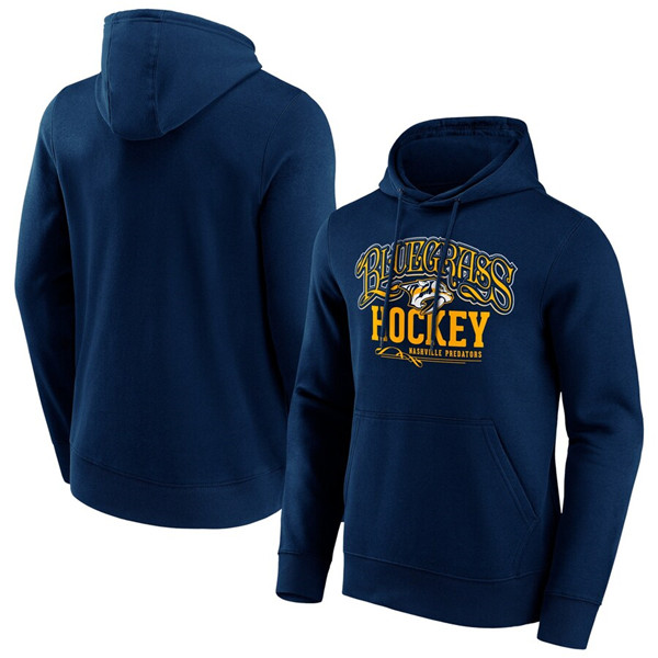 Men's Navy Nashville Predators Hometown Graphic Hoodie